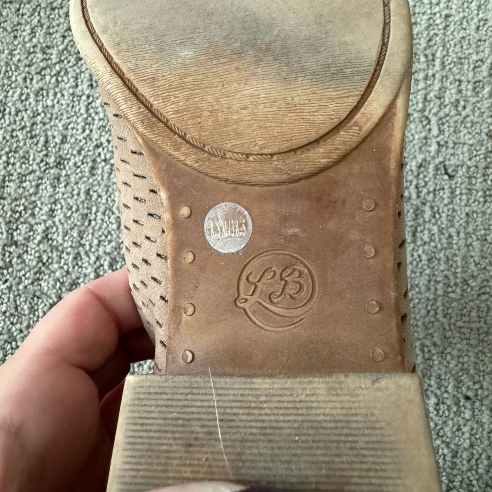 Lucky Brand Bashina Suede Booties Size 8.5 - Picture 6 of 6